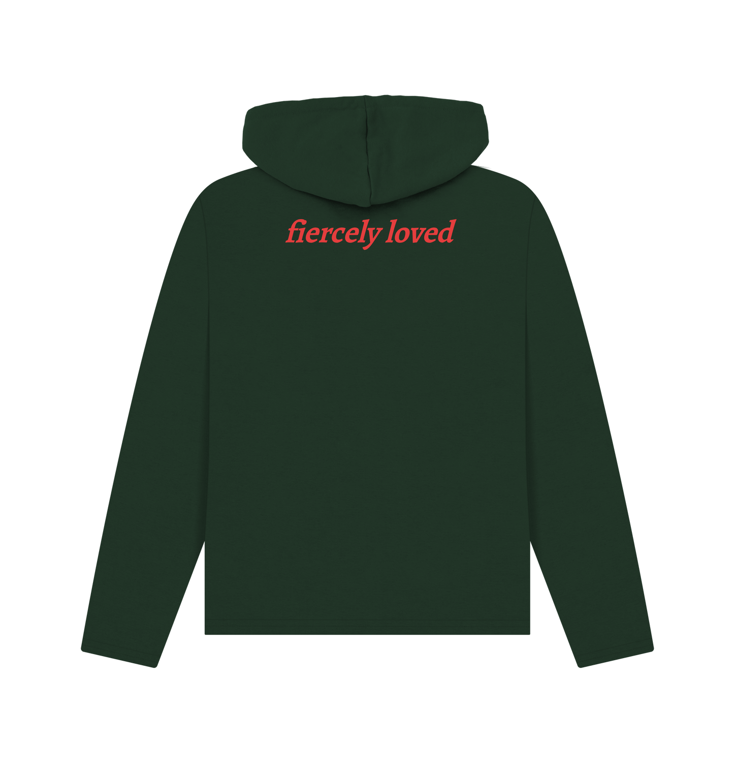 Evergreen Printed Hoody Back