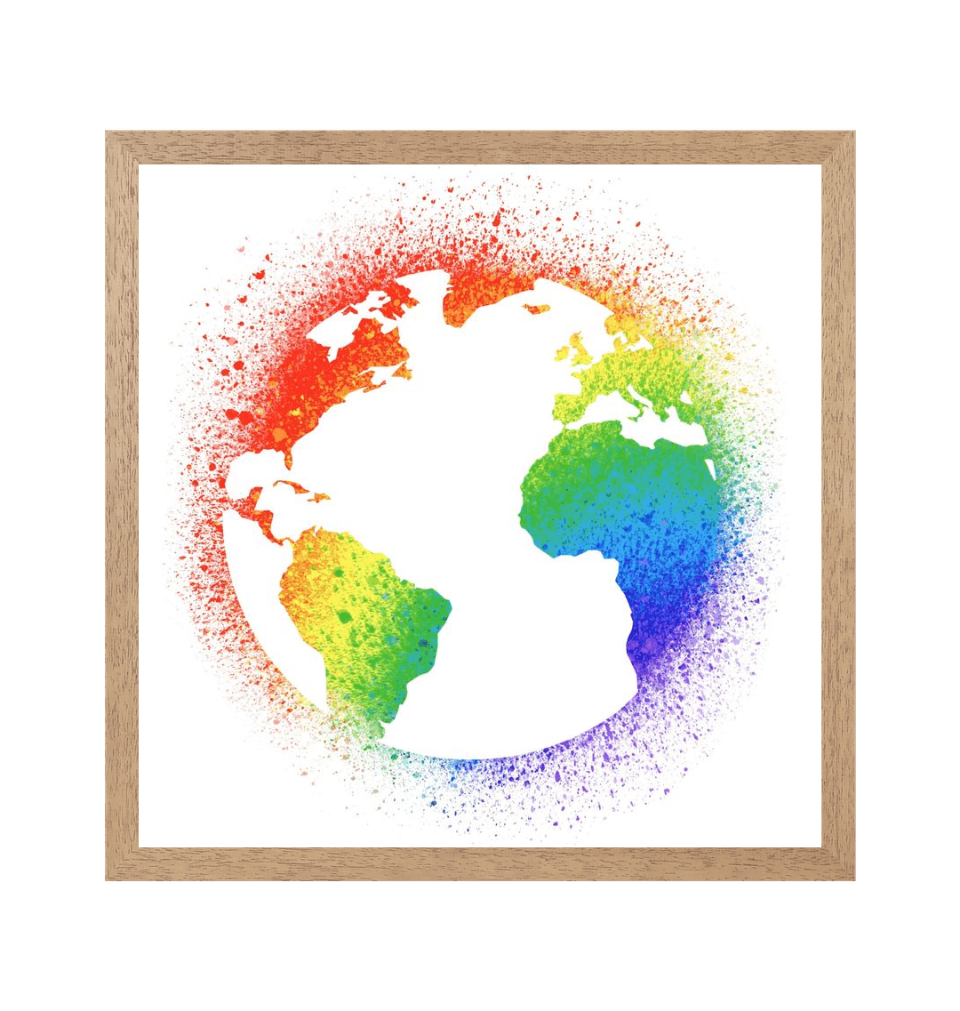 Natural Frame Framed art print Front