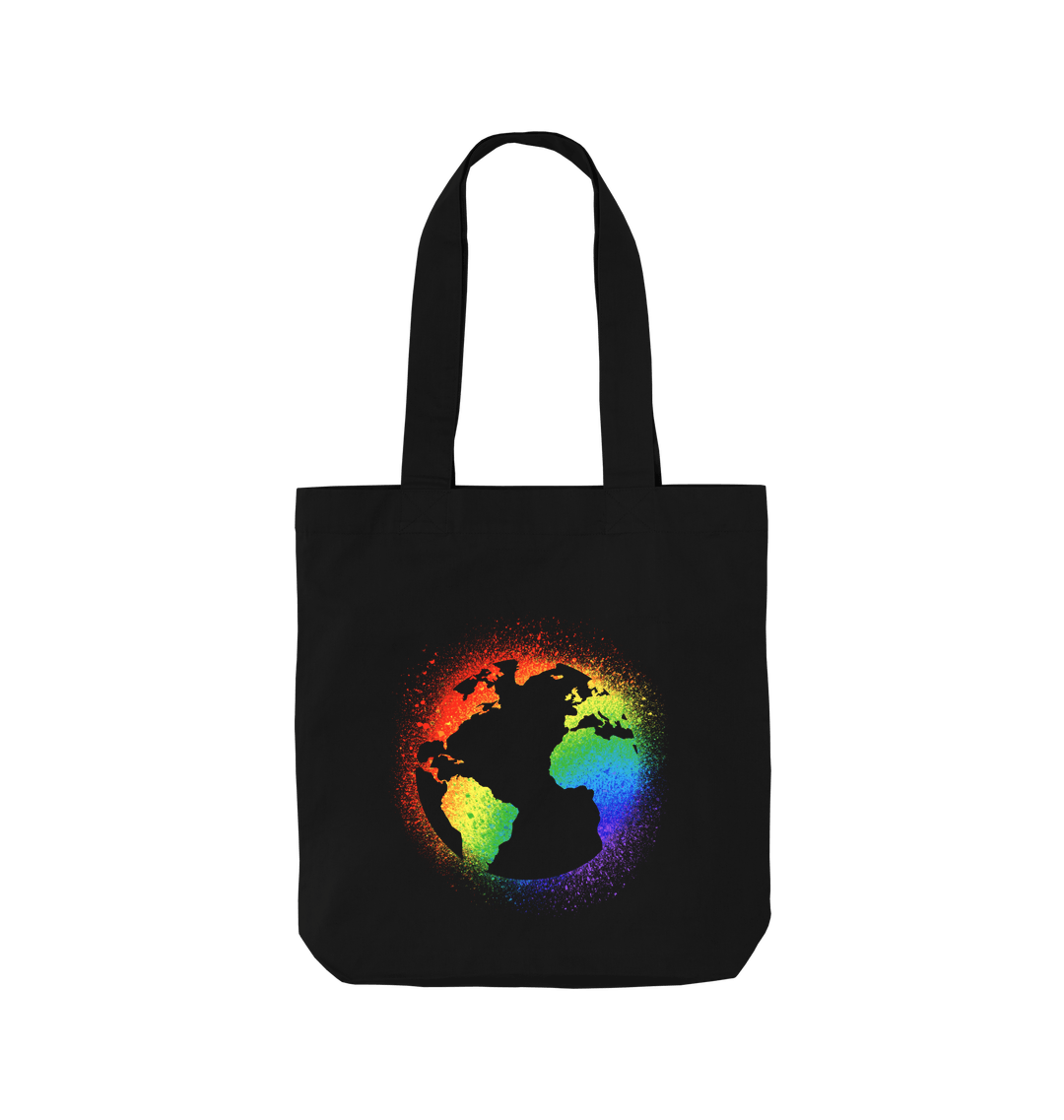 Black Printed Bag