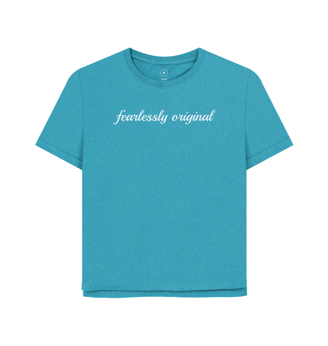 Ocean Blue Printed T-shirt