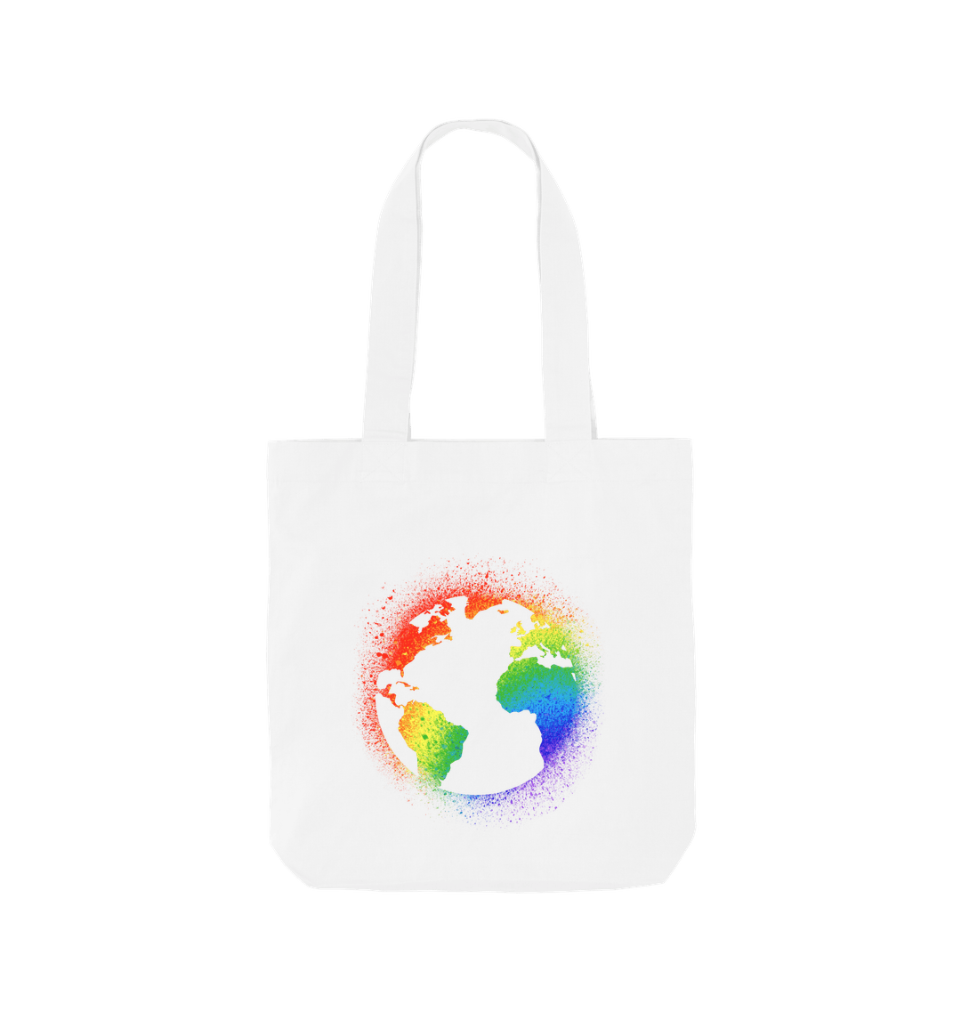 White Printed Bag