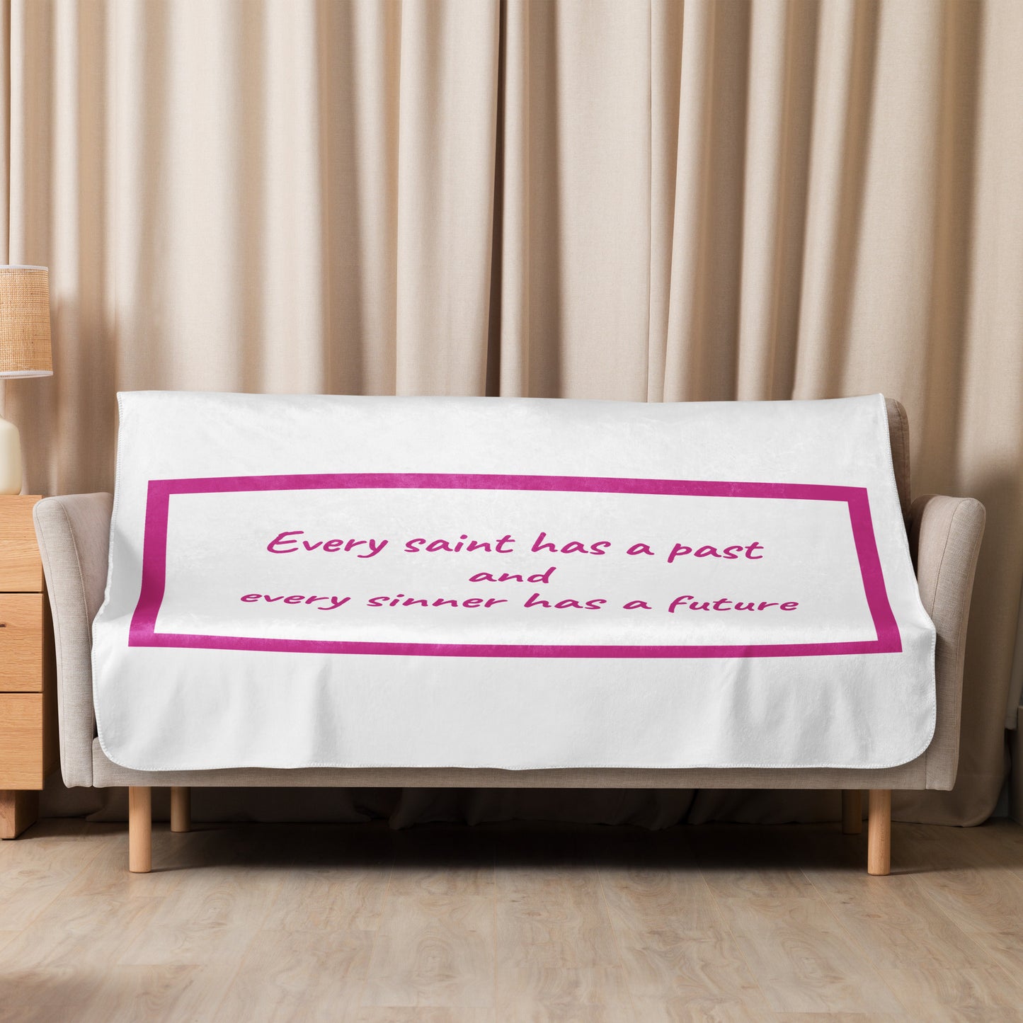 Every Saint has a Past - Sherpa Blanket