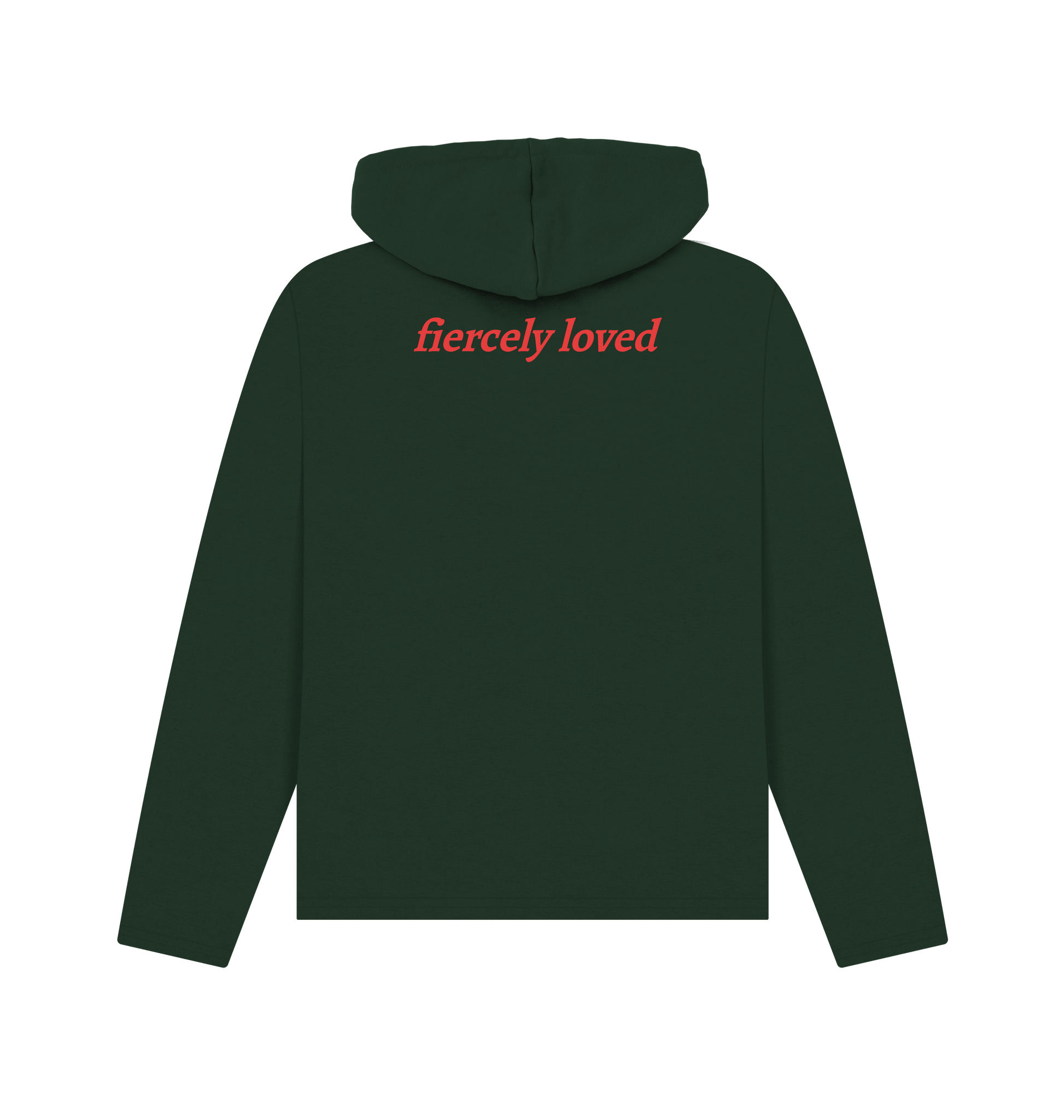 Evergreen Printed Hoody Back