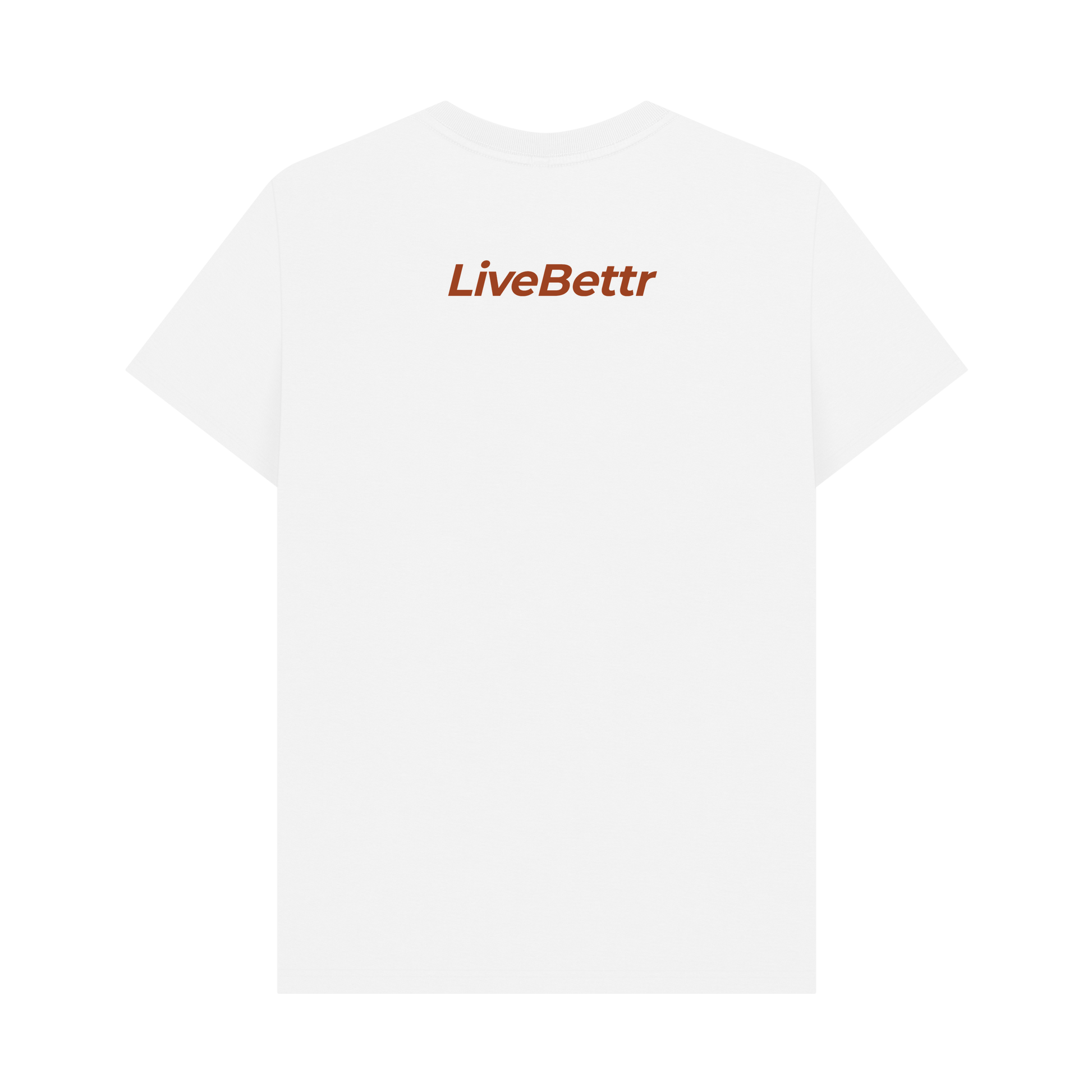 White Printed T-shirt Back