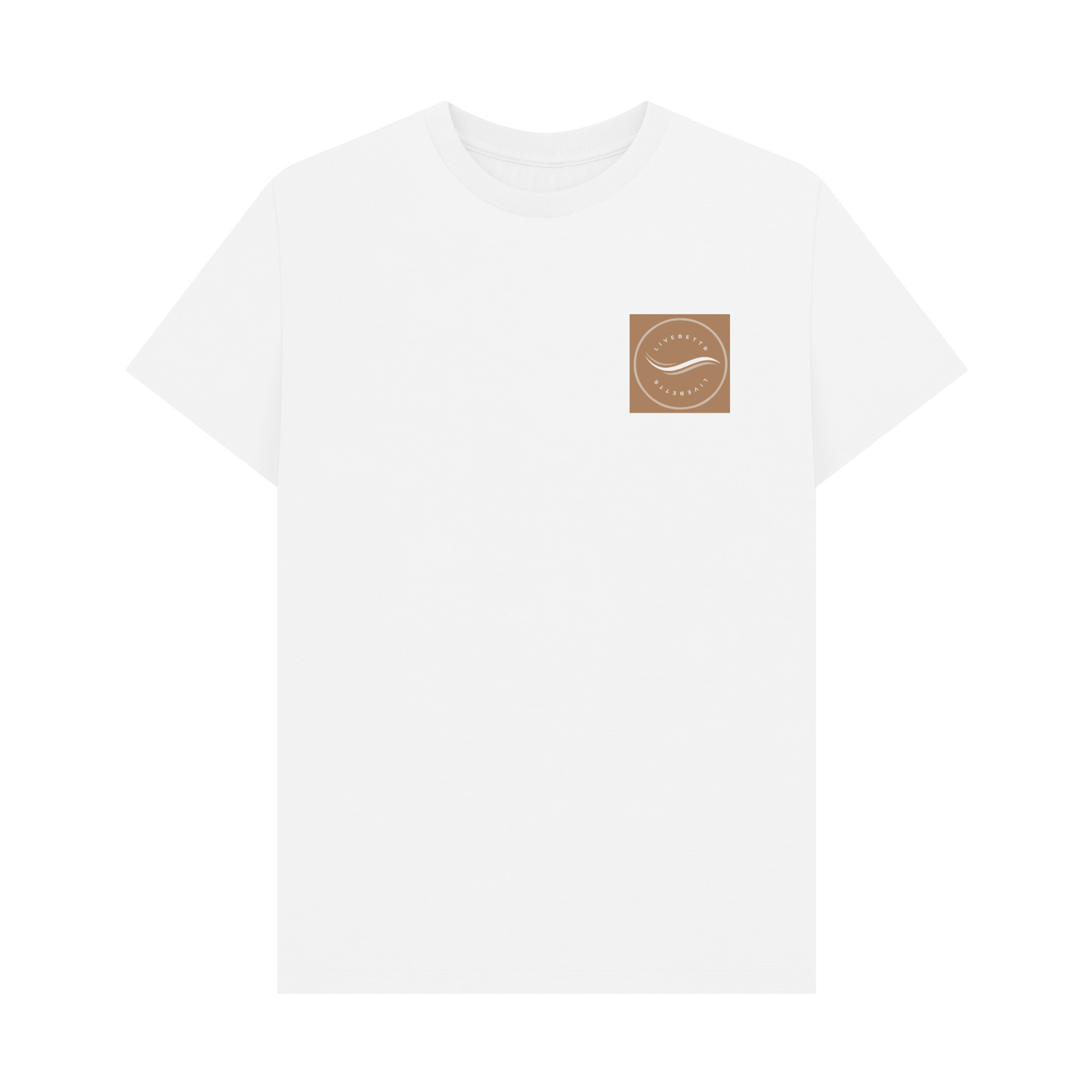 White Printed T-shirt Front