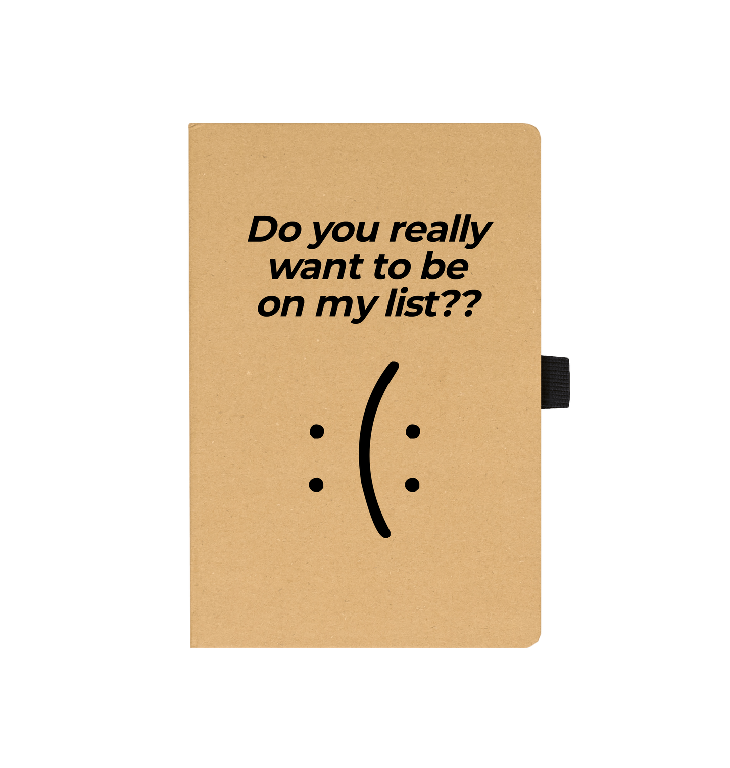 Kraft Printed Notebook Front