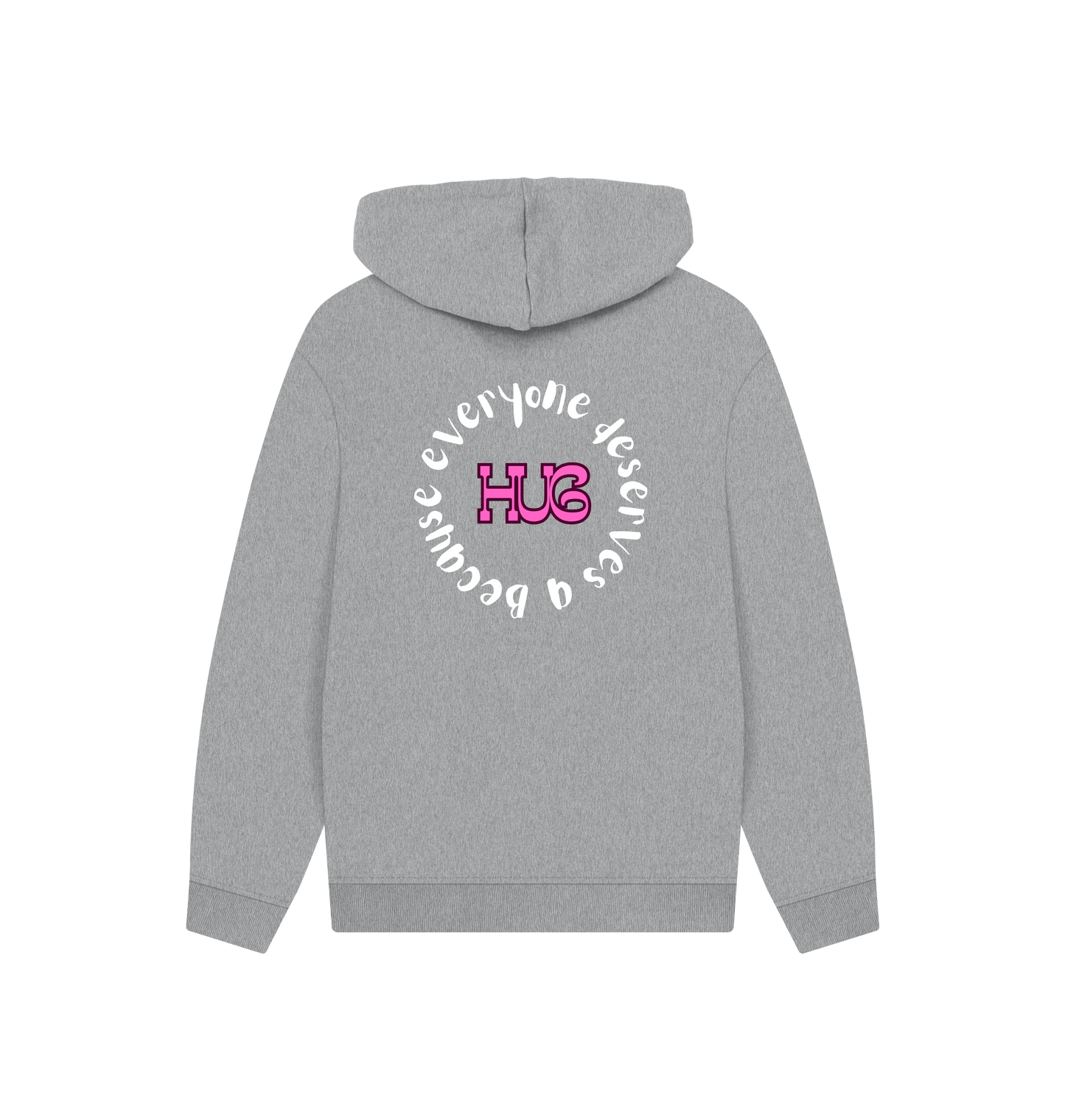 Athletic Grey Printed Hoody Back