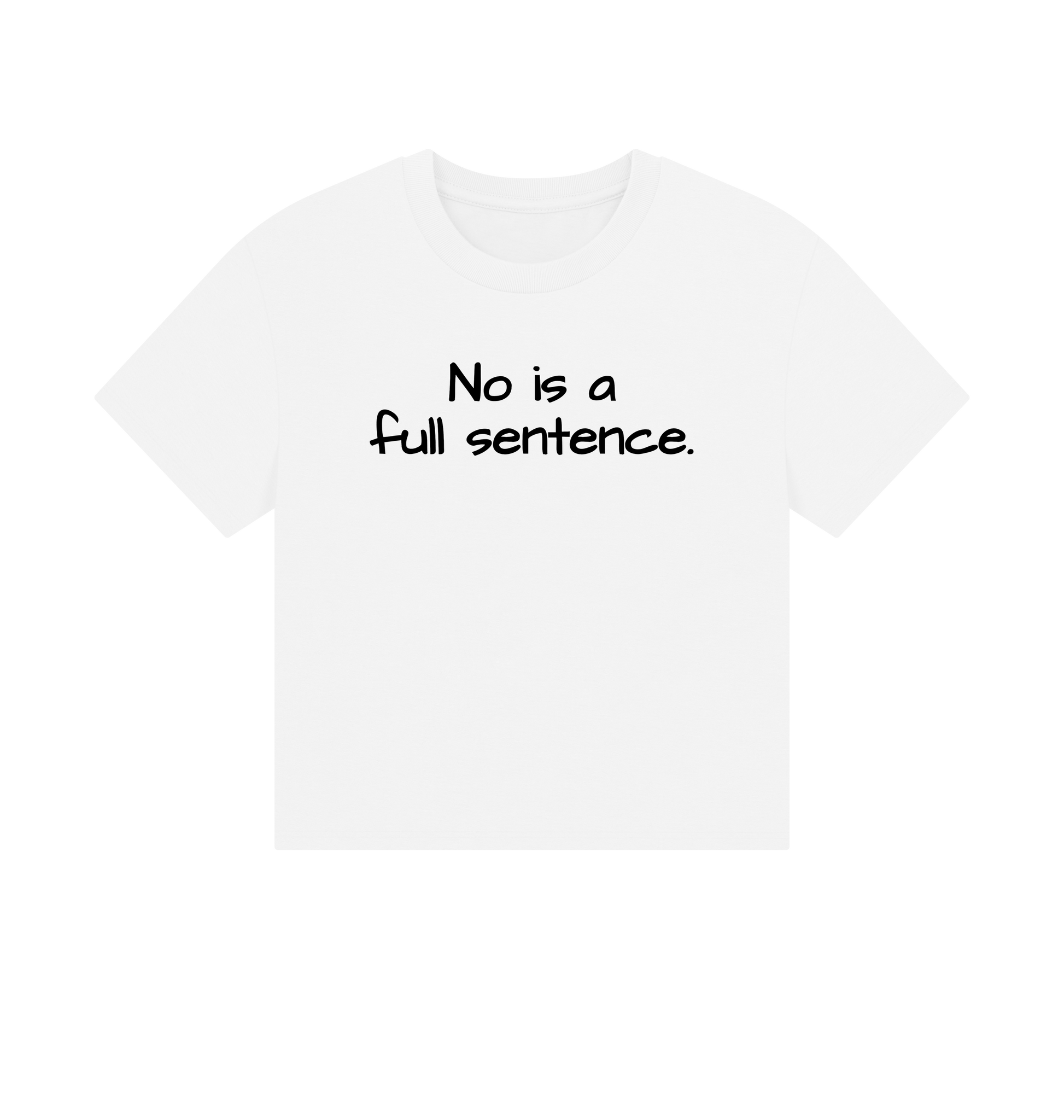 White Printed T-shirt Front