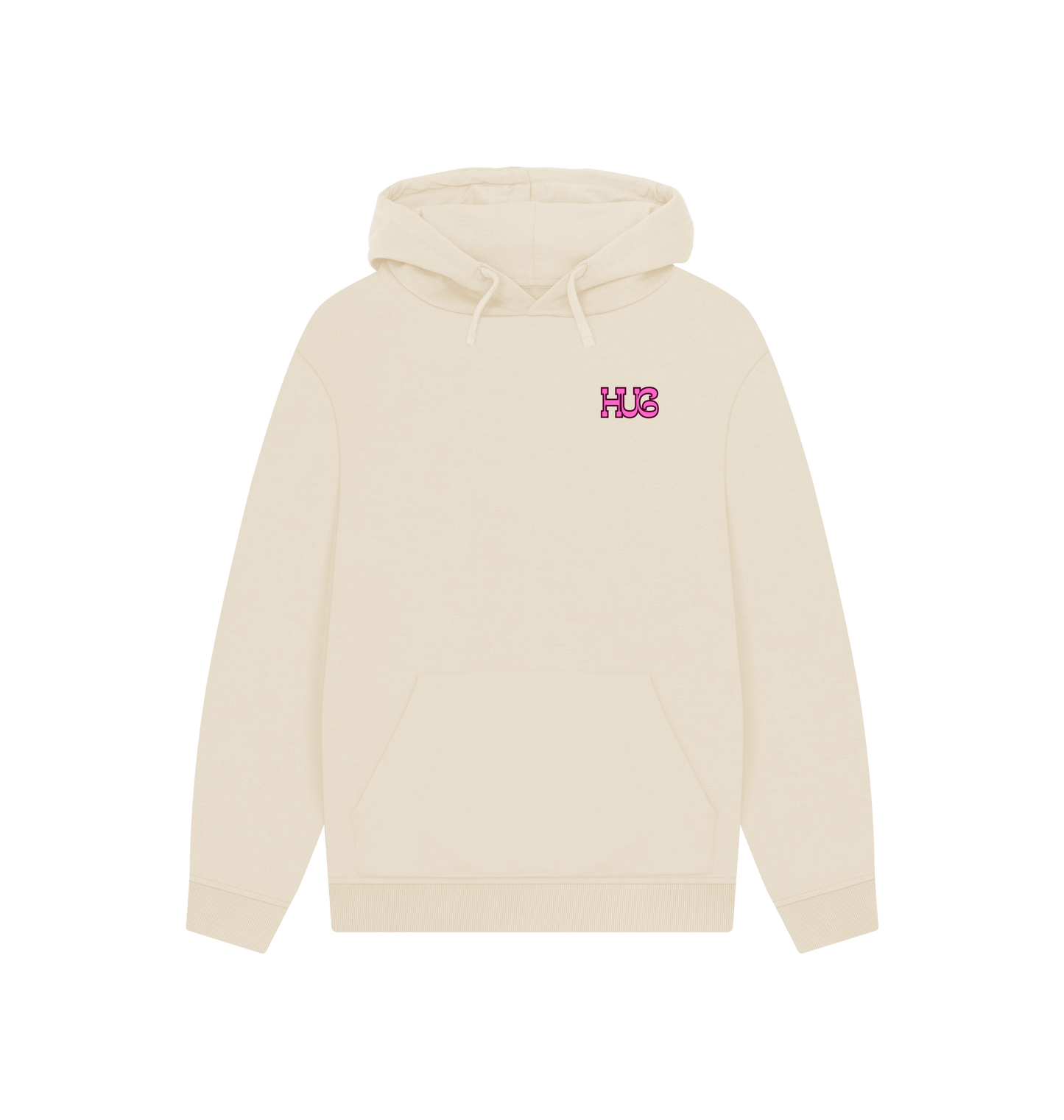 Oat Printed Hoody Front