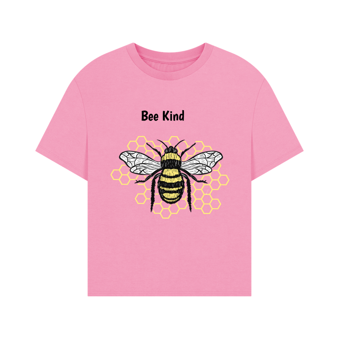 Rose Pink Printed T-shirt Front
