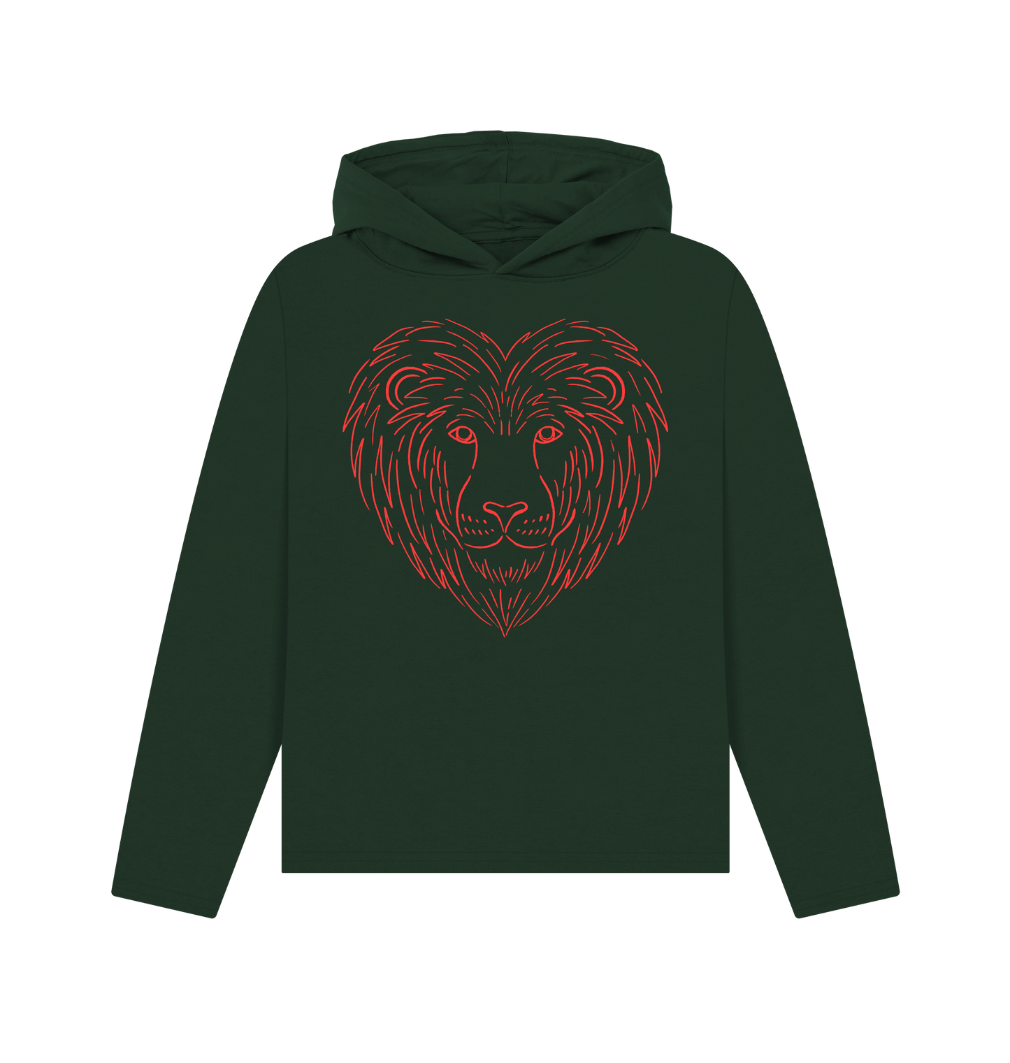 Evergreen Printed Hoody Front