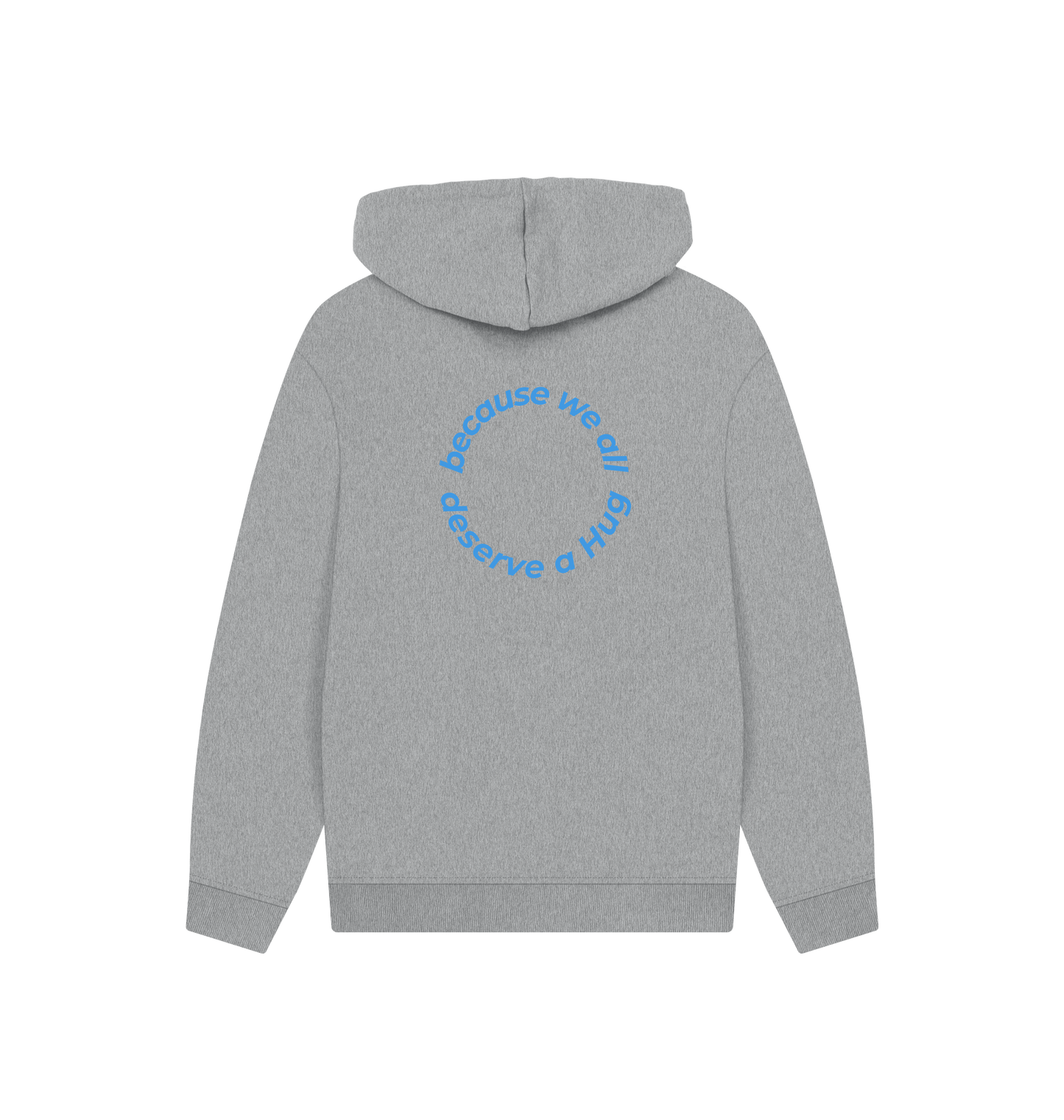 Athletic Grey Printed Hoody Back