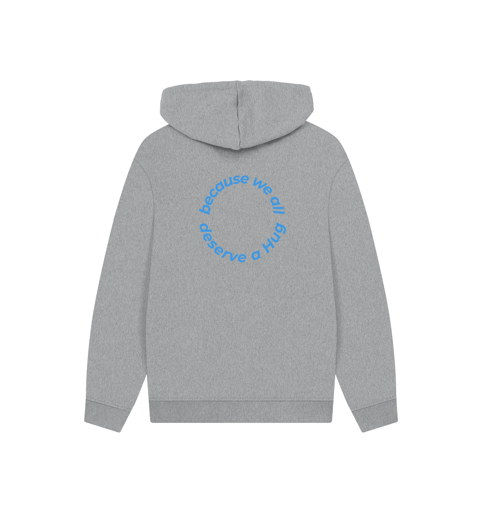 Athletic Grey Printed Hoody Back