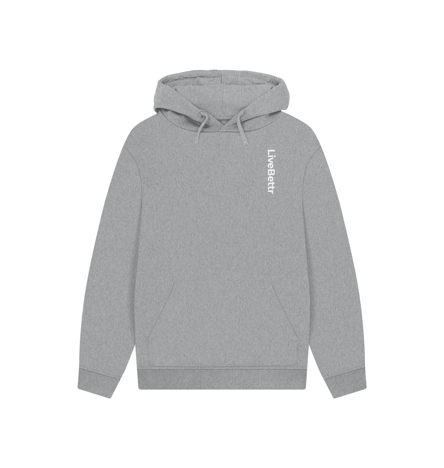 Athletic Grey Printed Hoody Front