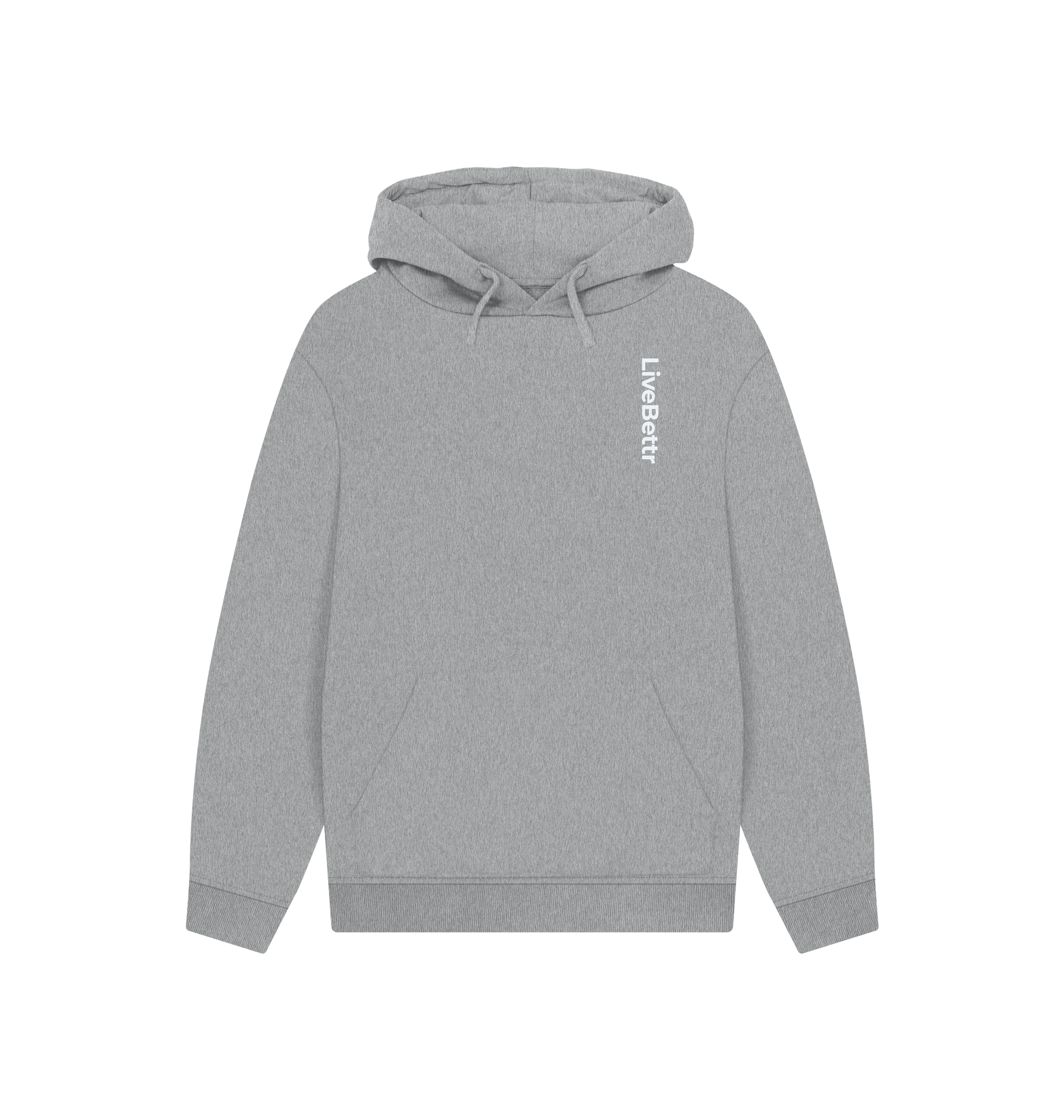 Athletic Grey Printed Hoody Front