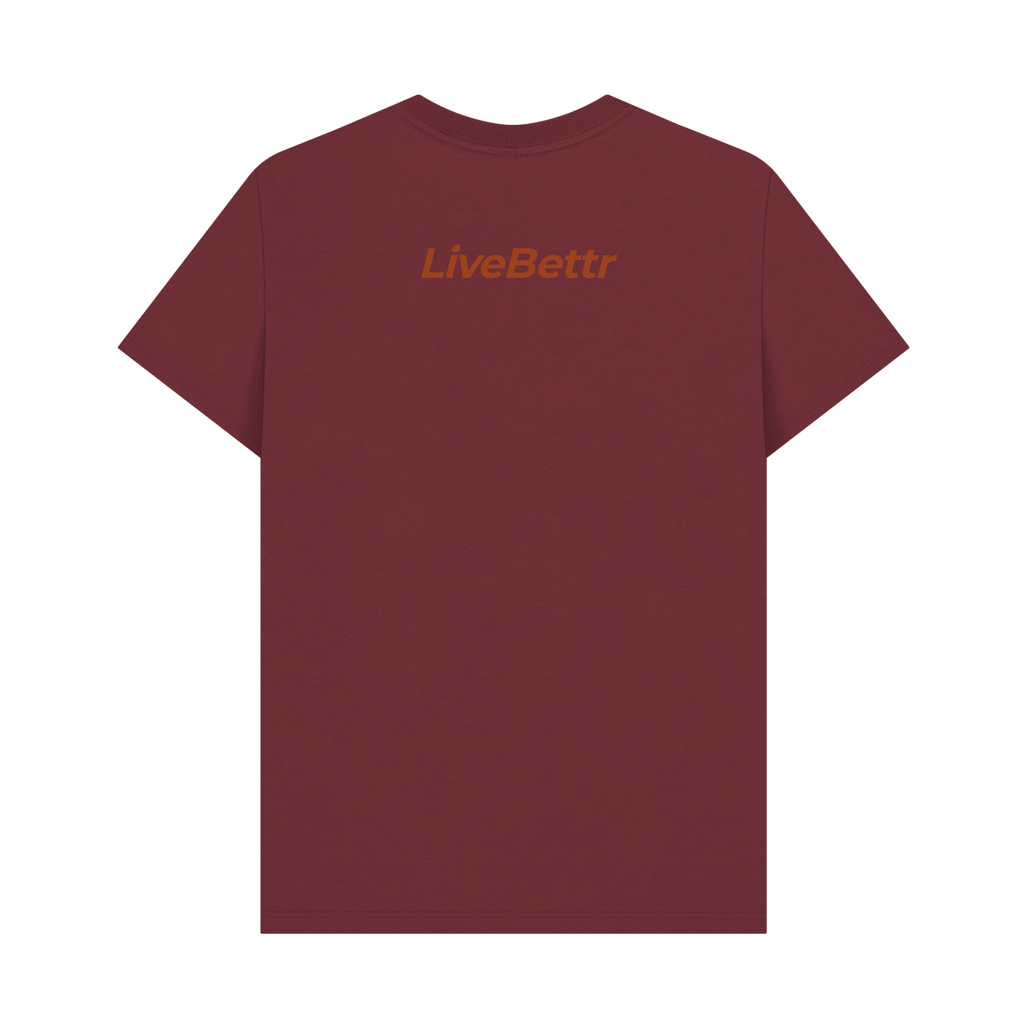 Red Wine Printed T-shirt Back