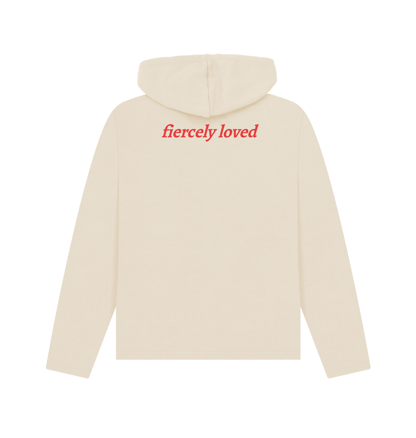 Oat Printed Hoody Back