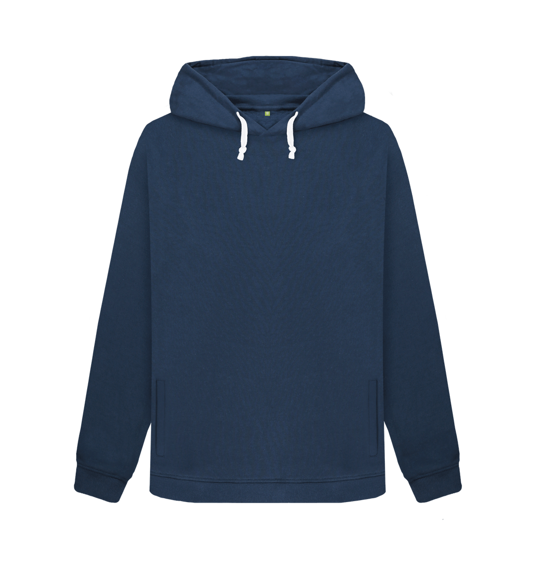 Navy Blue Printed Sweater Front