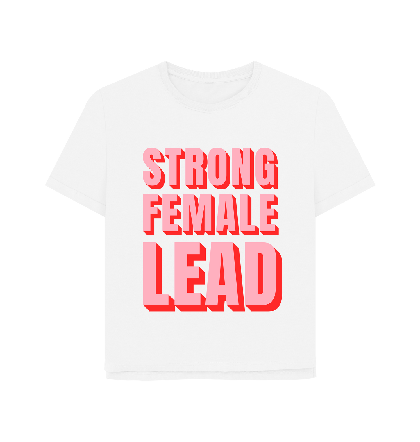 White Printed T-shirt Front