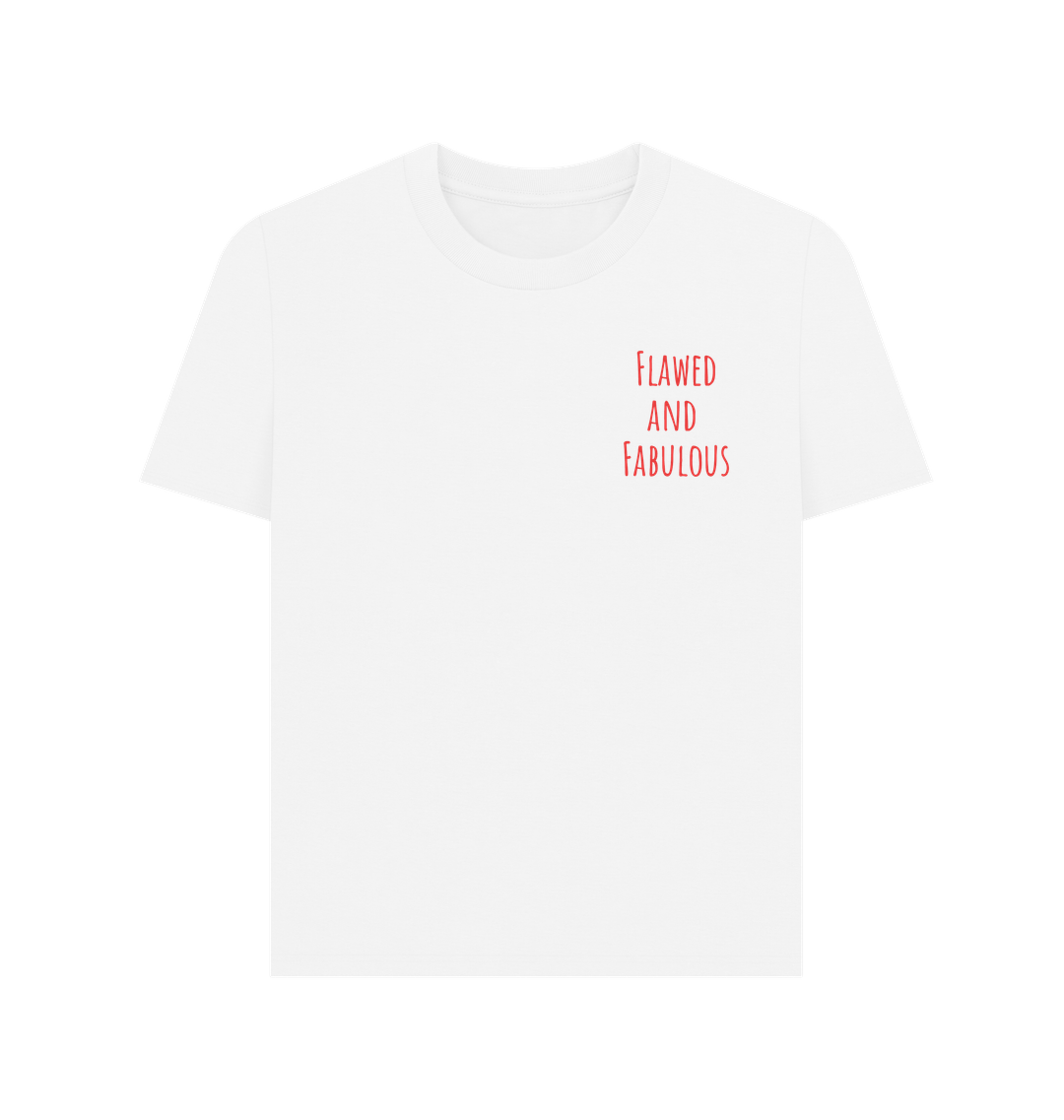 White Printed T-shirt Front