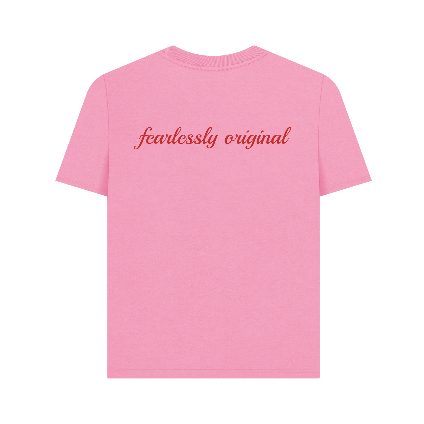 Rose Pink Printed T-shirt Back