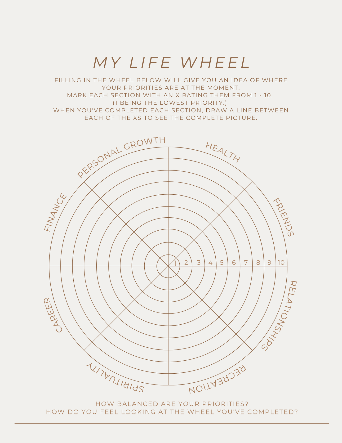 My Monthly Journal - Downloadable