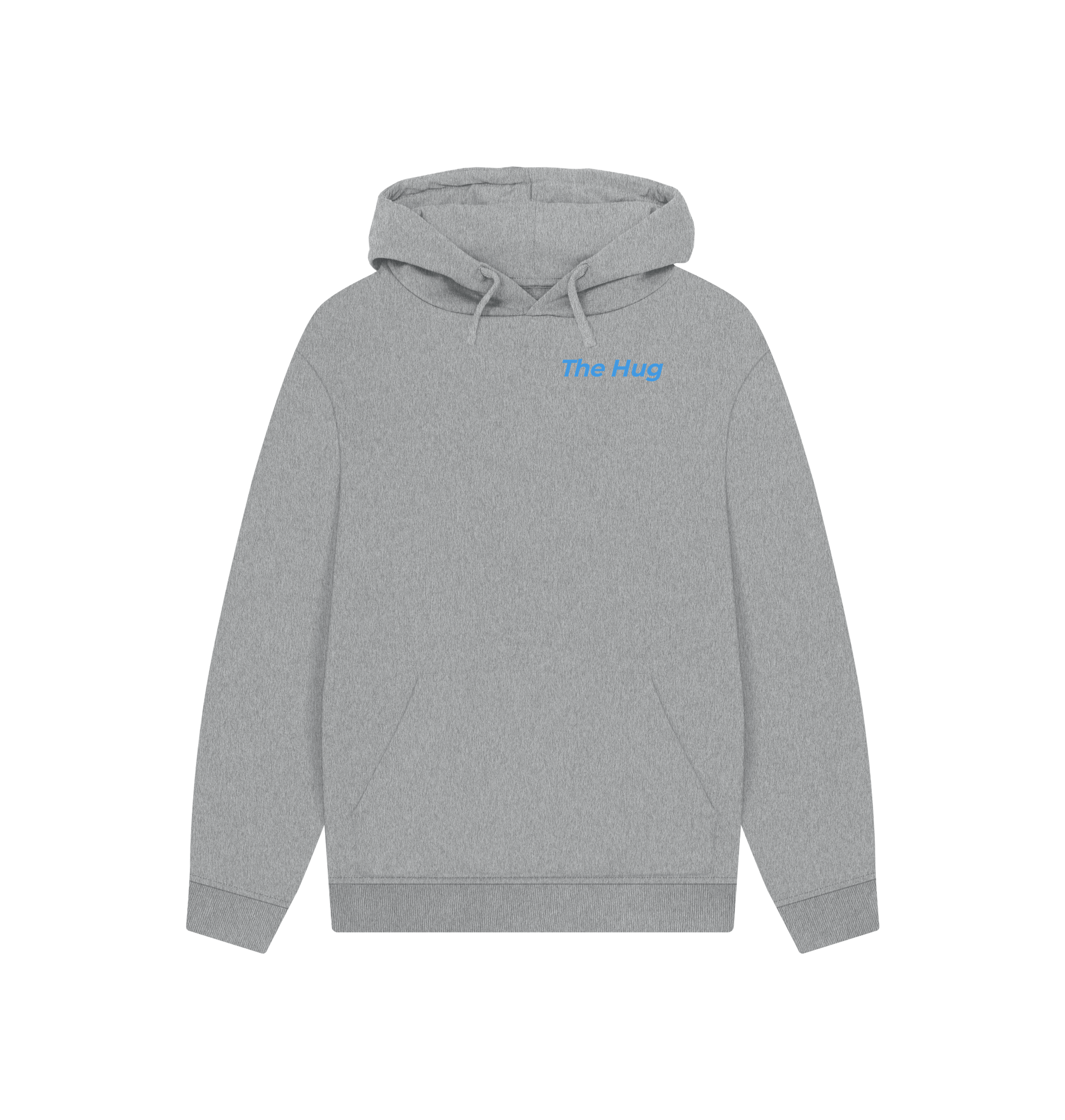 Athletic Grey Printed Hoody Front