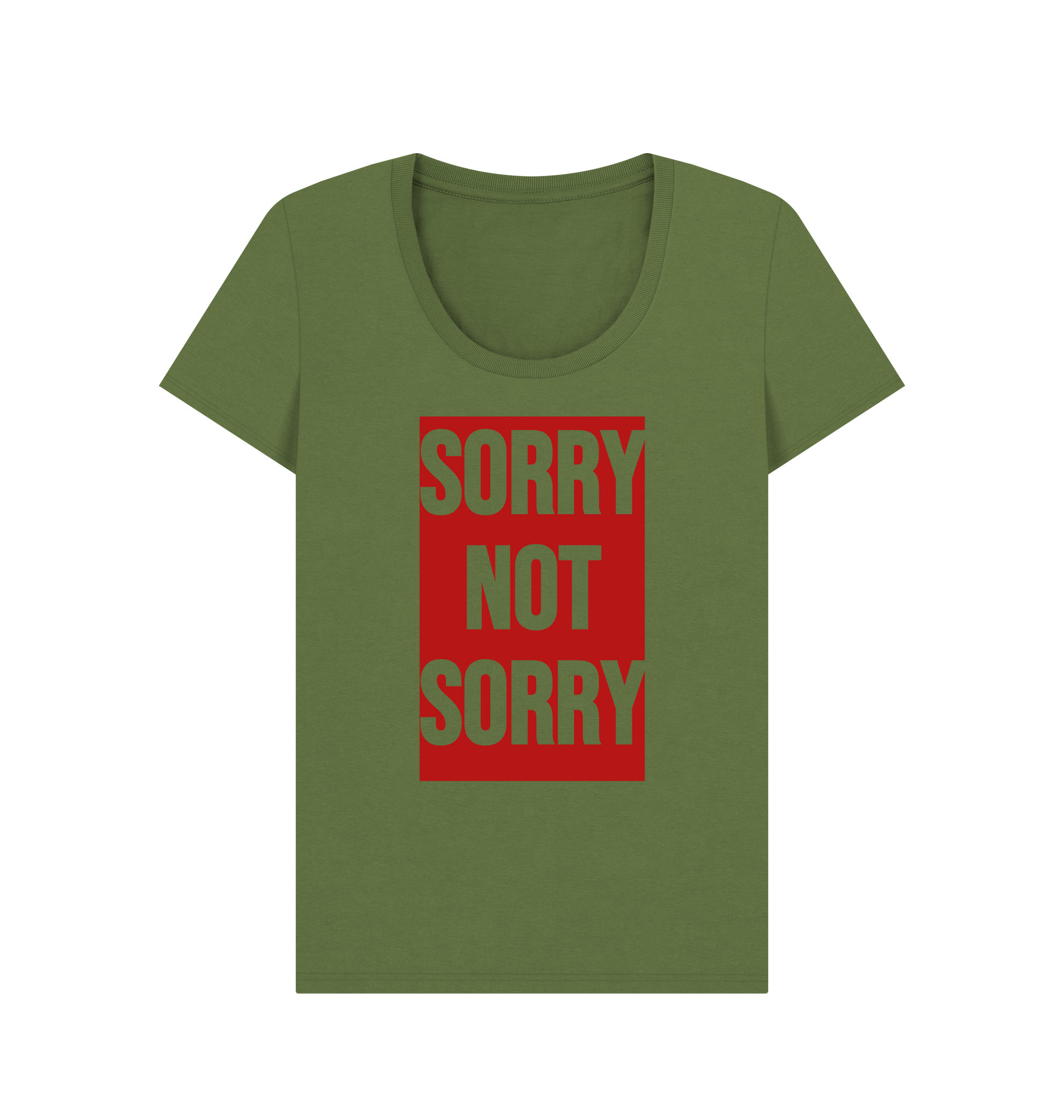 Khaki Printed T-shirt Front