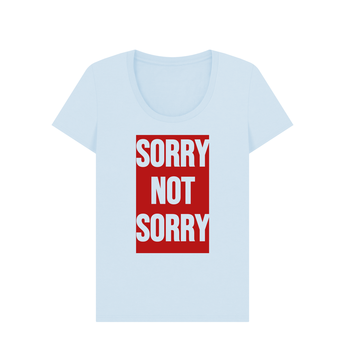 Sky Blue Printed T-shirt Front