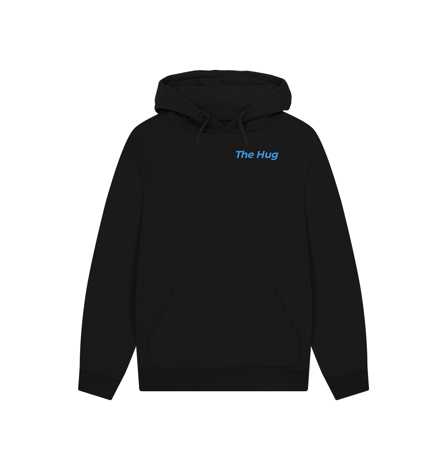 Black Printed Hoody Front
