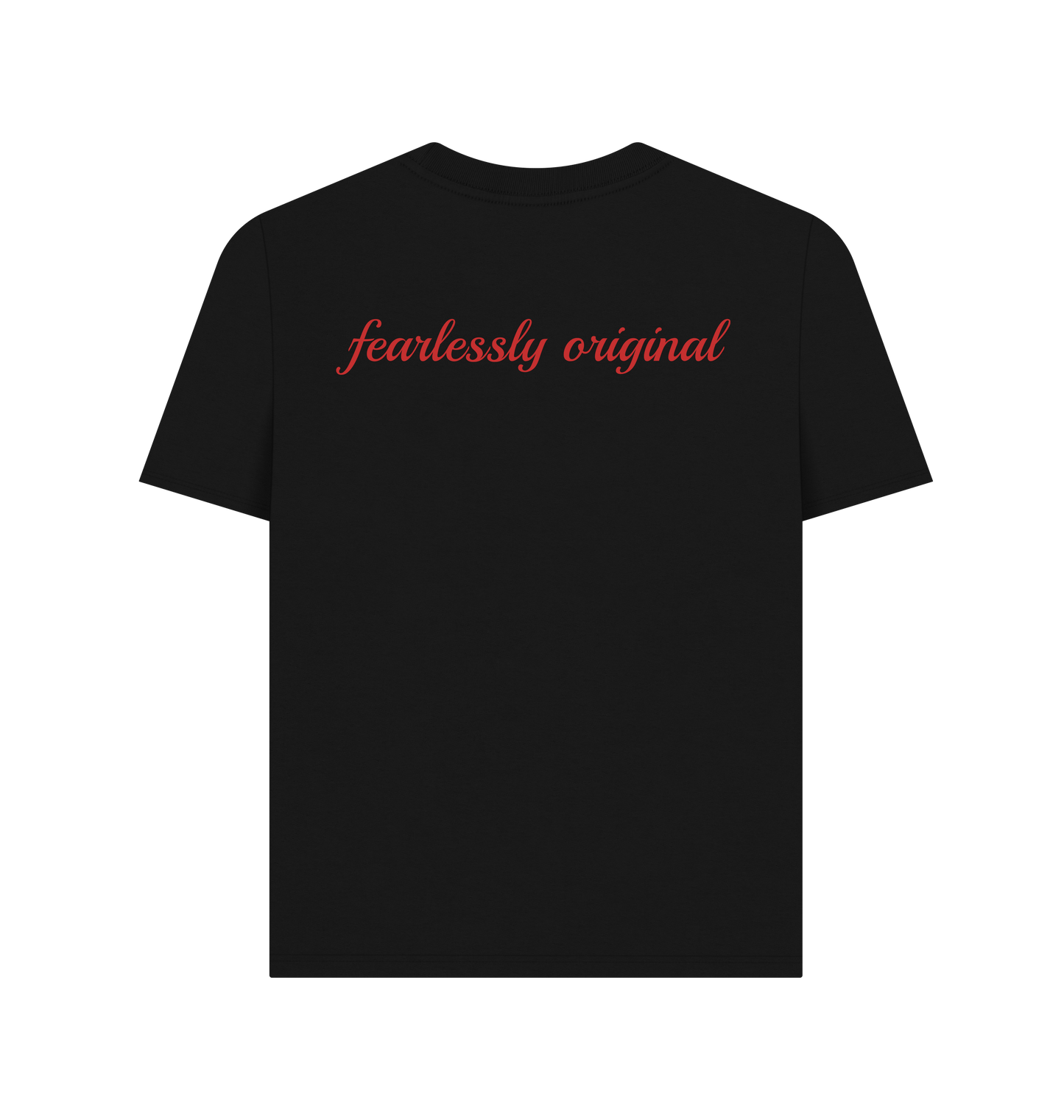 Black Printed T-shirt Back