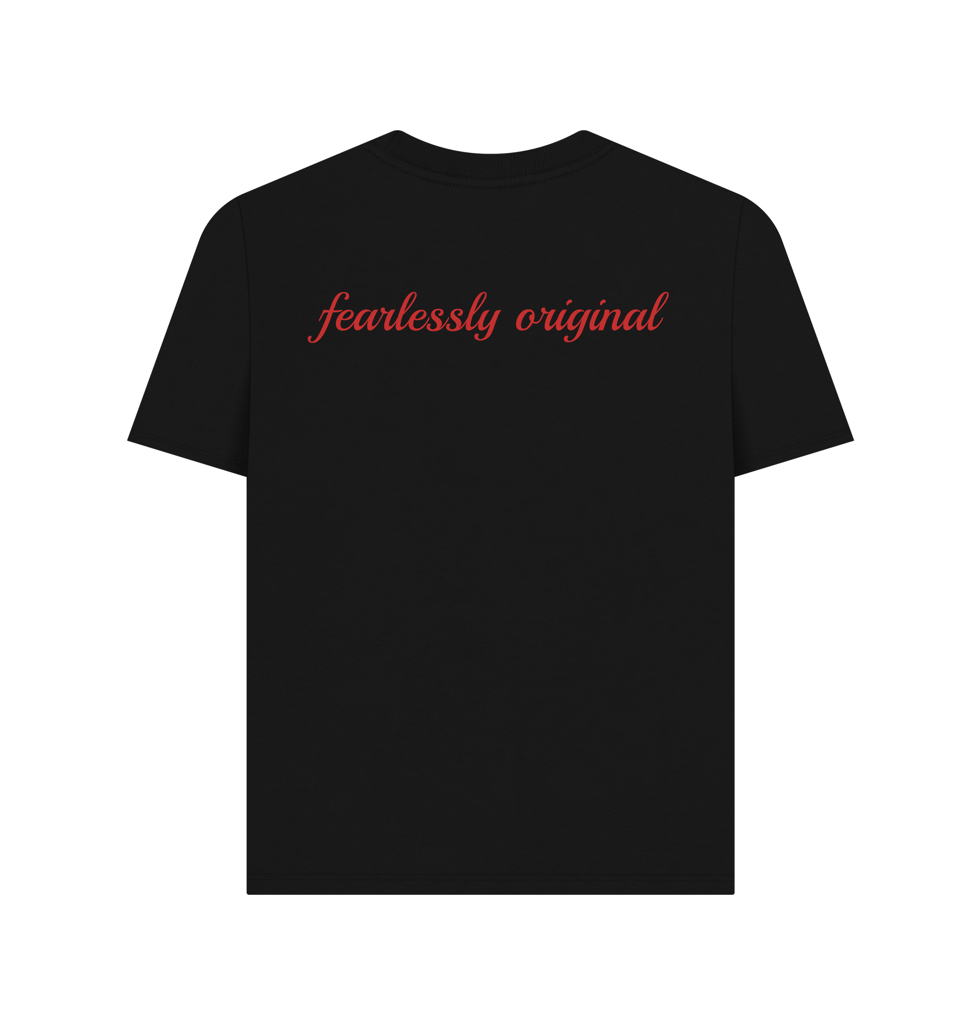 Black Printed T-shirt Back