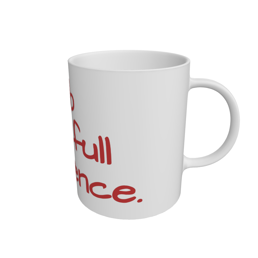 White Mug Front