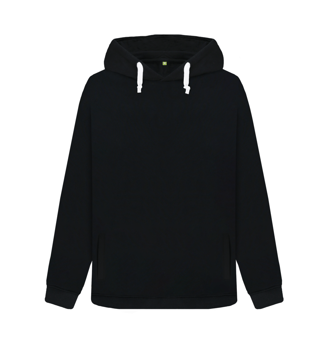 Black Printed Sweater Front