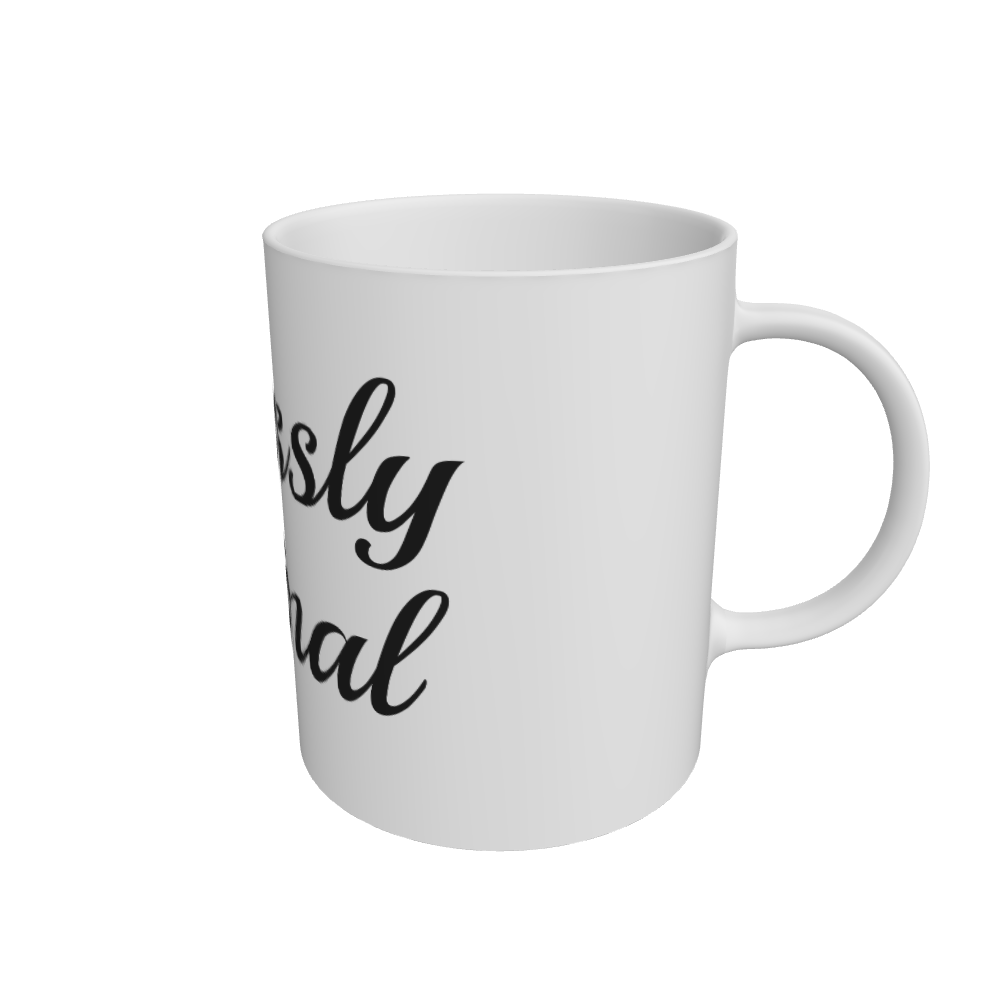 White Mug Front